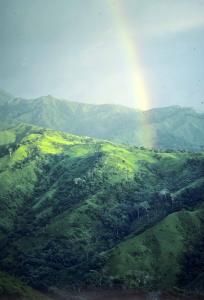 Costa Rica. Kalhuggna berg 1.